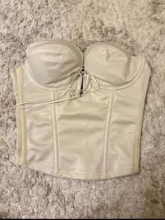 ブライダルインナーMIRRORMIRRORミラーミラー バックレスビスチェE70のサムネイル