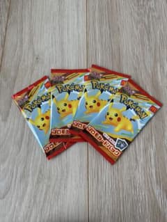 ポケモンカードマクドナルド ハッピーセット　 4パックセットのサムネイル