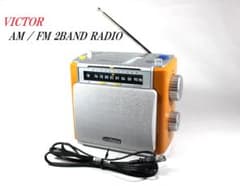 AM / FM 2バンドラジオ ビクターRA-H55 動作確認済 - メルカリ