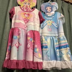 おねがいアイプリ なりきりワンピース いのりとあおい 130cm 2着セットのサムネイル