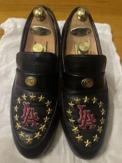 Gucci MLBコラボローファー LA刺繍 ロサンゼルスエンゼルス 大谷翔平 
