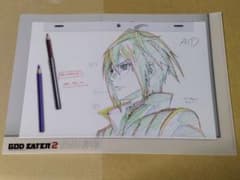 GOD EATER2 15주년전 다이닝 클리어 파일 원화 줄리우스