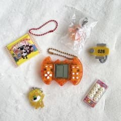 ガチャ オレンジ 黄色 セット ゲーム機 めじるしゆびわ フエラムネ