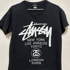 Stüssy ブラック Tシャツ グラフィックプリントのサムネイル
