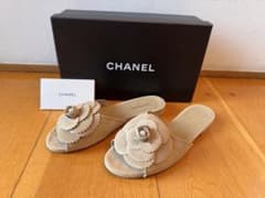 CHANEL 銀座限定 カメリア ミュール 37C - メルカリ