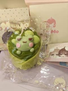【新品】momo スクイーズ アニマルクレープ かえる 抹茶のサムネイル