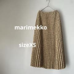 marimekkoプリーツスカートロングスカートマリメッコウニッコ
