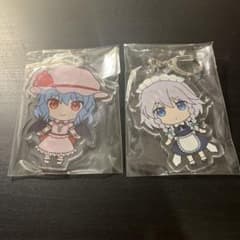 東方Project レミリア・スカーレット 十六夜咲夜 アクリルキーホルダー