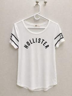 Hollister ホワイト ロゴ Tシャツのサムネイル
