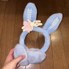 うさぎ　耳当てのサムネイル