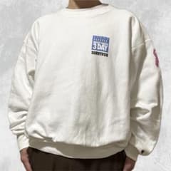 Champion リバースウィーブ白スウェット3DAYプリント ゆるだぼ　XXLのサムネイル