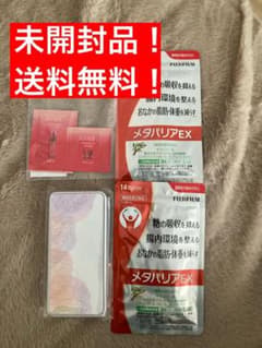 未開封品！メタバリアEX14日分2袋ケース付きアスタリフト化粧水とクリームのサムネイル