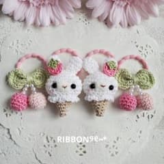 ୨୧ヘアゴムセットJ-505୨୧ベビー&キッズ⑅﻿ハンドメイド⑅﻿ - メルカリ