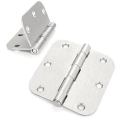 Thumbnail of 蝶番 ヒンジ 金具 88.9*88.9*2.2mm ネジ付き シルバー