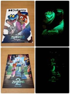 ディズニー ズートピア２ 台湾映画館限定　特典　A3夜行ポスター　2枚セット ディズニー ズートピア2 台湾映画館限定 特典 A3夜行ポスター 2枚