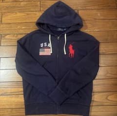 爆撃古着小僧Polo Ralph Lauren USA フルジップパーカー 爆撃古着小僧様専用Polo Ralph Lauren USA フルジップパーカー - メルカリ
