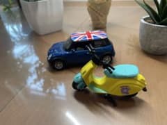 WELLY MINI COOPER ミニクーパーミニカー スクーター 2台セットのサムネイル