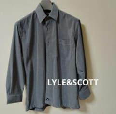 グレー LYLE&SCOTT ライル＆スコット 長袖シャツ メンズ　M トップス