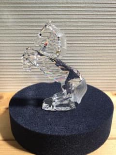 スワロフスキー　Swarovski 馬　made in Austria スワロフスキー Swarovski 馬 made in Austria - メルカリ