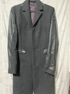 DIESEL SUPERIOR ウールチェスターコート レザー L - メルカリ