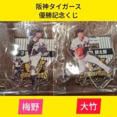 阪神タイガース 優勝記念くじ アクスタ 梅野・大竹 - メルカリ