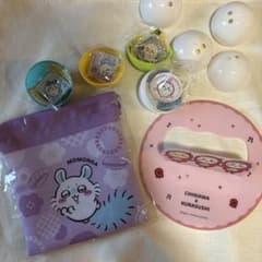 ちいかわ くら寿司 ビッくらポン グッズセット　モモンガ巾着のサムネイル