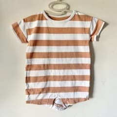Target Cat & Jack ボーダー ロンパース 3M-6M 70のサムネイル
