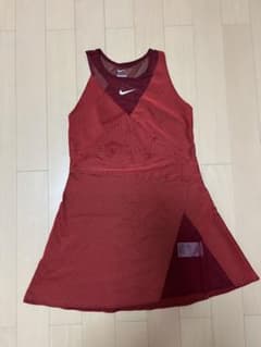 テニスウェア ワンピース NIKE 大坂なおみ着用モデル レッド XL 未使用！のサムネイル
