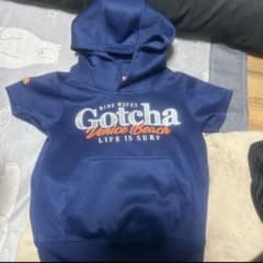 Gotcha ネイビー フード付きパーカーのサムネイル