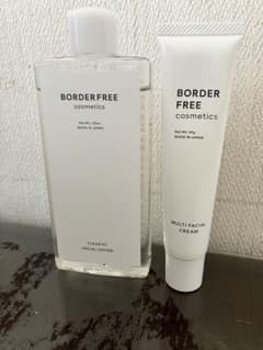 BORDER FREE cosmetics ローションとマルチクリームのサムネイル