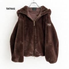 定価7.59万 タトラス ノーブル ユモラ ブラウン 02 ファージャケット