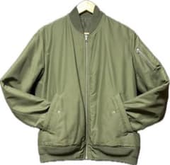 BEAMS ビームス リバーシブル MA-1 ブルゾン カーキ オリーブのサムネイル
