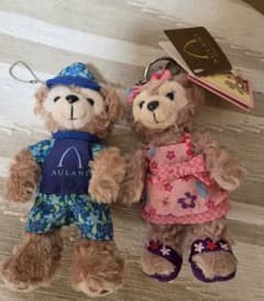 お値下げ」AULANI ダッフィー シェリーメイ キーホルダーおまけ付き