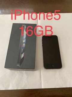 iPhone 5 Black 16 GB Softbank 箱ありのサムネイル