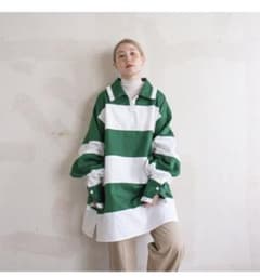 madder madder  よこしま ビッグラグビーシャツのサムネイル