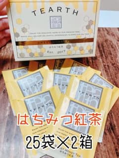 TEARTH  ティーアース  はちみつ紅茶 ティーバッグ 25袋入り×3箱のサムネイル