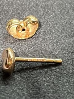 Tiffany & Co. ビーン ピアス 片耳用 K18YG 0.90g - メルカリ