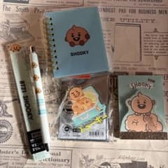BT21LINEFRIENDS 슈키 메모장 모노 키 홀더