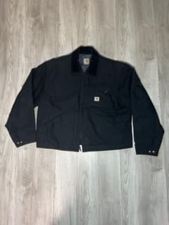 【USA製・希少】Carhartt カーハート デトロイトジャケット[ブラック]のサムネイル