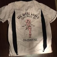 SKULL WORKS JACKROSE コラボボーリングシャッツのサムネイル