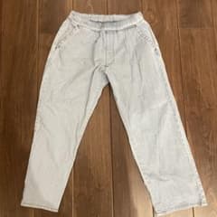 Lee Fleeasyイージーデニムパンツ ライトブルー テーパード 春夏のサムネイル