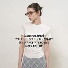 GENERAL IDEA アセテート ラウンドネック半袖Tシャツのサムネイル