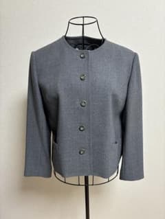 NONA co-ordinate ノーカラージャケット グレーのサムネイル