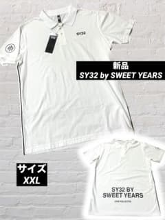 【SY32 SWEET YEARS】ポロシャツ M ホワイト 20%OFF！】ポロシャツ SY32 by sweet years POLOシャツ 12221 ACTIVE