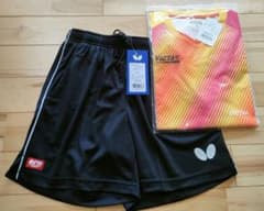 卓球ウエア（新品）試合着　Sサイズ　パンツ　シャツ　部活のサムネイル