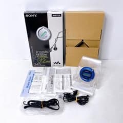 SONY WALKMAN NW-E105 512MB　本体 ブルー 管理B094 SONY WALKMAN NW-E105 512MB 本体 ブルー 管理B094 - メルカリ