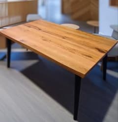大川家具 オーク天然木 ダイニングテーブル グローブ - メルカリ