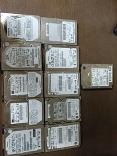 2.5인치 IDE HDD 11대 세트 IBM 도시바 후지쯔 레트로 PC