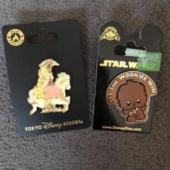 ディズニー　ピンバッジ　ラプンツェル　スターウォーズのサムネイル