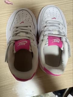 Nike キッズスニーカー ホワイト/ピンクのサムネイル